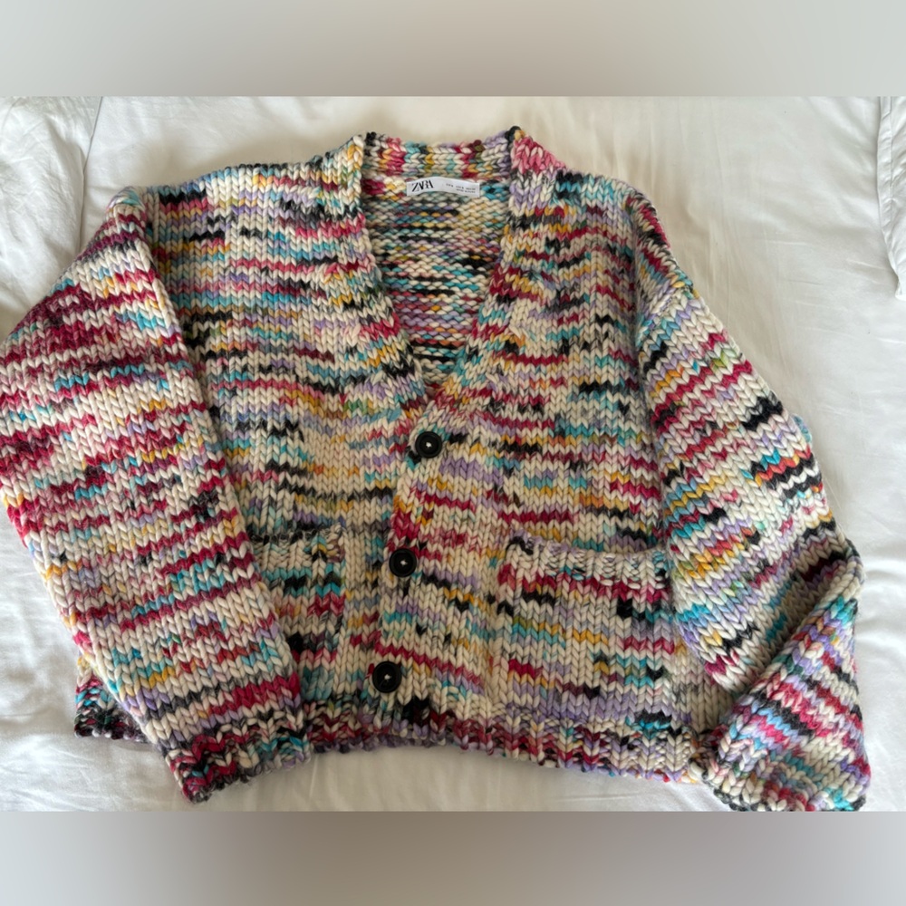 Zara multicolour cardigan